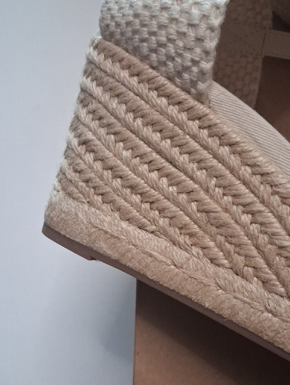 J. Crew Cream Woven Espadrille Ankle-Strap Flats - Picture 4 of 6